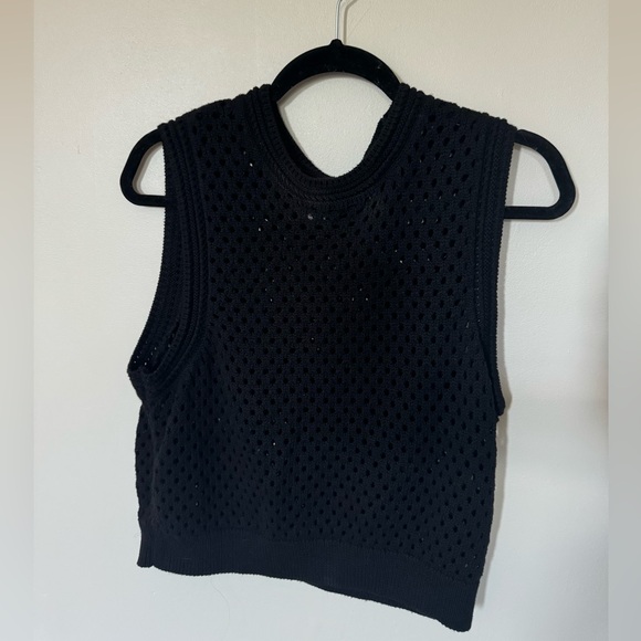Crochet black top - Picture 1 of 2